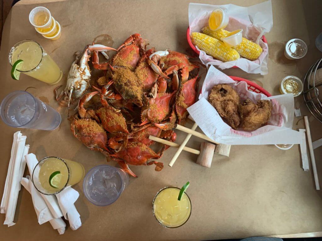 Crab Feast at Mickey's Crab House in DE