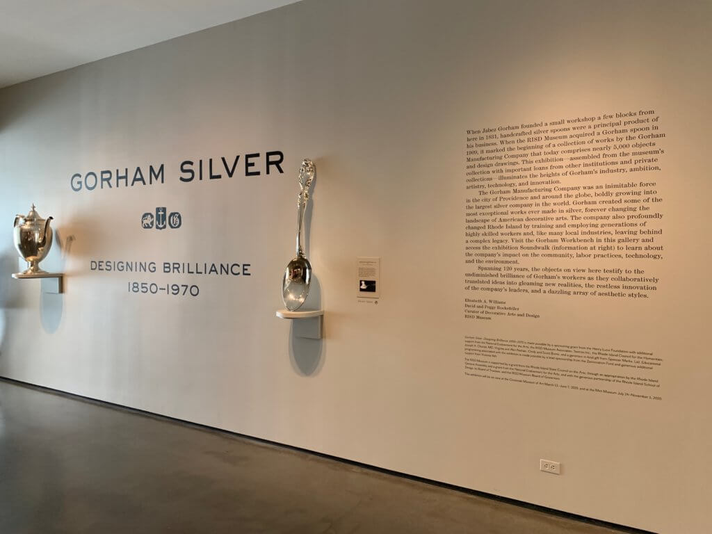 Gorham Silver Exhibit RISD Museum Providence RI