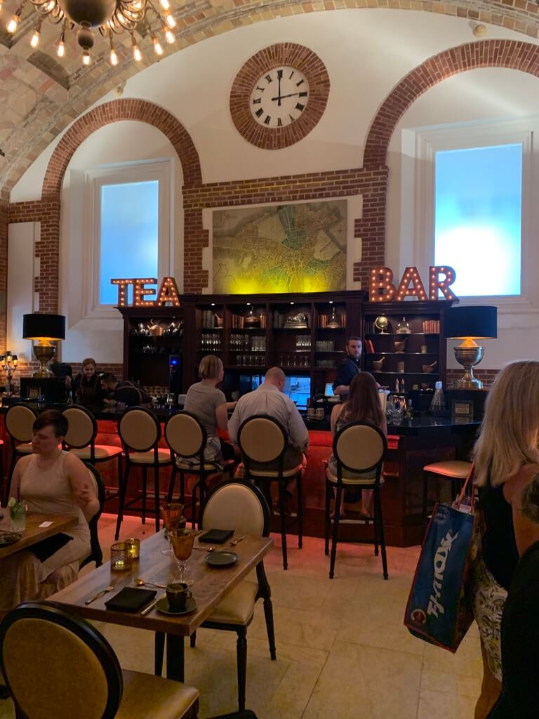 Tea Bar in Boston Public Library
