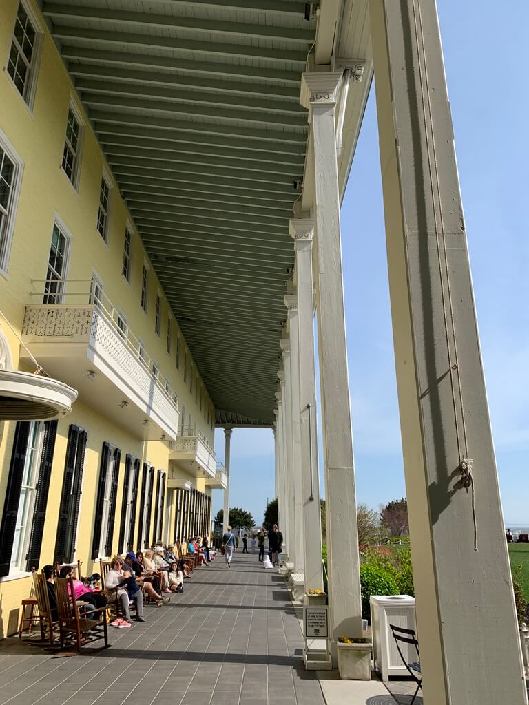 Back veranda of Congress Hall