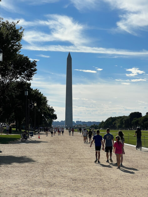 Walking on the mall